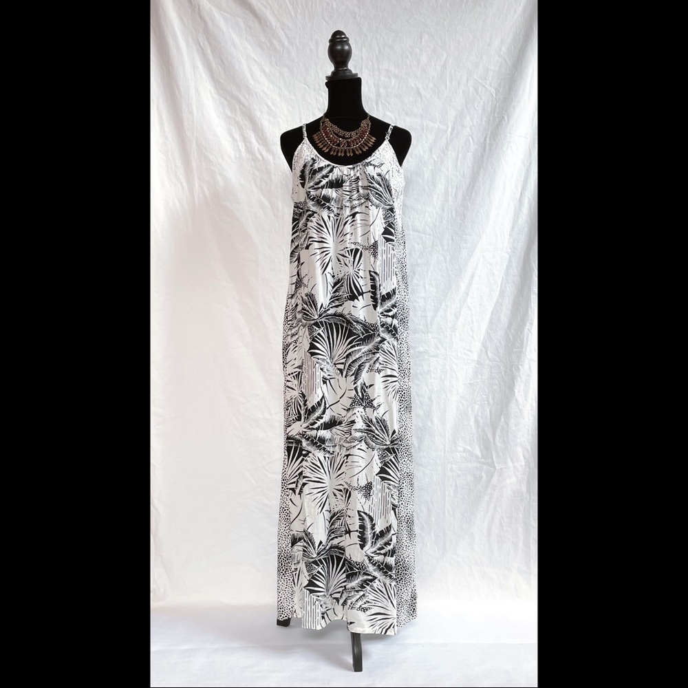 Aerie 100% Cotton Linen Print Dress (XS)